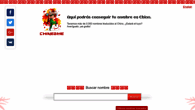 What Chineame.com website looked like in 2023 (1 year ago)
