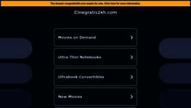 What Cinegratis24h.com website looked like in 2023 (This year)