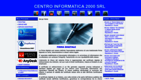 What Cinet.it website looked like in 2023 (This year)