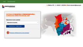 What Capacitacion.oep.org.bo website looked like in 2023 (1 year ago)