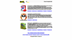 What Clasys.com website looked like in 2023 (2 years ago)