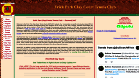What Clayfricktennis.org website looked like in 2023 (1 year ago)