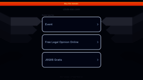 What Click-me.com website looked like in 2023 (2 years ago)