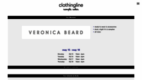 What Clothingline.com website looked like in 2023 (This year)