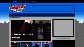 What Comedytime.tv website looked like in 2023 (This year)
