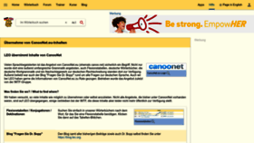 What Canoonet.eu website looked like in 2023 (This year)