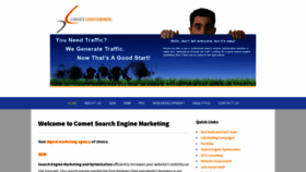 What Cometsearchenginemarketing.com website looked like in 2023 (This year)