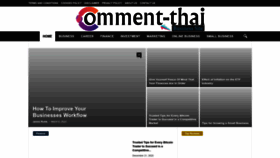What Comment-thai.com website looked like in 2023 (This year)