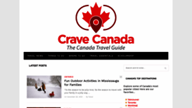 What Cravecanada.com website looked like in 2023 (This year)