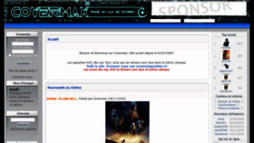 What Covermax.fr website looked like in 2023 (This year)