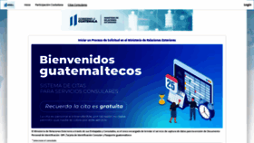 What Citaconsularguatemala.com website looked like in 2023 (This year)