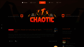 What Chaoticprison.net website looked like in 2023 (This year)
