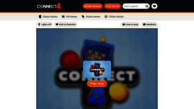 What Connect-4.io website looked like in 2023 (1 year ago)