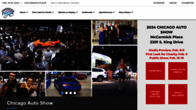 What Chicagoautoshow.com website looked like in 2023 (This year)