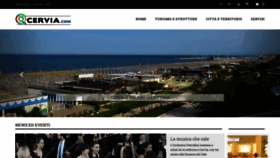 What Cervia.com website looked like in 2023 (This year)