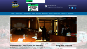 What Clubplatinumresorts.com website looked like in 2023 (1 year ago)