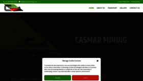 What Casmarmining.co.za website looked like in 2023 (This year)