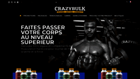 What Crazybulk.fr website looked like in 2023 (1 year ago)