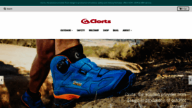 What Clorts.com website looked like in 2023 (This year)