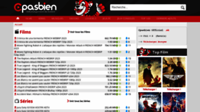 What Cpasbien.sk website looked like in 2023 (This year)