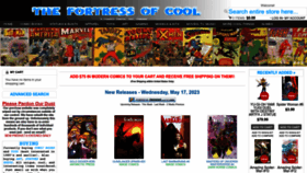 What Comicnerds.com website looked like in 2023 (This year)