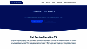 What Carrolltoncabservice.com website looked like in 2023 (This year)