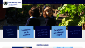 What Colegiosons.es website looked like in 2023 (This year)