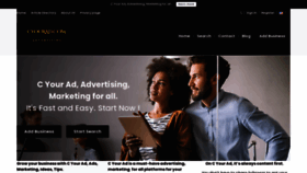 What Cyourad.com website looked like in 2023 (2 years ago)