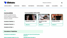 What Calculador.com.br website looked like in 2023 (This year)