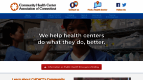 What Chcact.org website looked like in 2023 (This year)