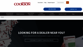 What Cooksondoor.com website looked like in 2023 (This year)