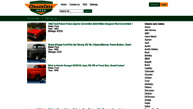 What Classiccarsmarks.com website looked like in 2023 (This year)