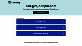 What Call-girl-jodhpur.com website looked like in 2023 (This year)