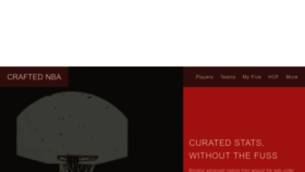 What Craftednba.com website looked like in 2023 (This year)