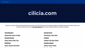 What Cilicia.com website looked like in 2023 (This year)
