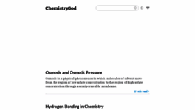 What Chemistrygod.com website looked like in 2023 (This year)