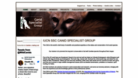 What Canids.org website looked like in 2023 (This year)