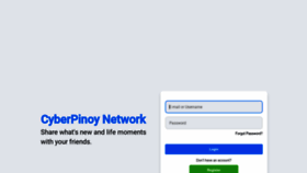 What Cyberpinoy.net website looked like in 2023 (This year)