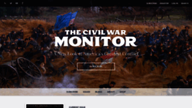 What Civilwarmonitor.com website looked like in 2023 (This year)