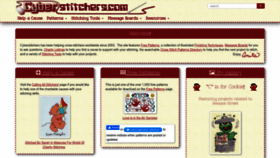 What Cyberstitchers.com website looked like in 2023 (This year)
