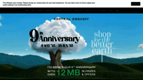 What Centralembassy.com website looked like in 2023 (This year)
