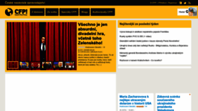 What Czechfreepress.cz website looked like in 2023 (1 year ago)
