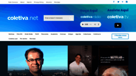 What Coletiva.net website looked like in 2023 (This year)