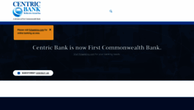 What Centricbank.com website looked like in 2023 (This year)