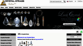 What Crystalstrass.com website looked like in 2023 (This year)