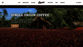 What Coavacoffee.com website looked like in 2023 (This year)