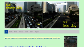 What Carfreedayindonesia.org website looked like in 2023 (This year)