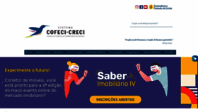 What Cofeci.gov.br website looked like in 2023 (This year)