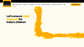 What Cry.org website looked like in 2023 (This year)