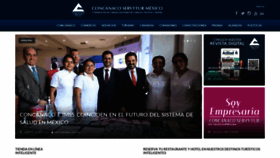 What Concanaco.com.mx website looked like in 2023 (This year)